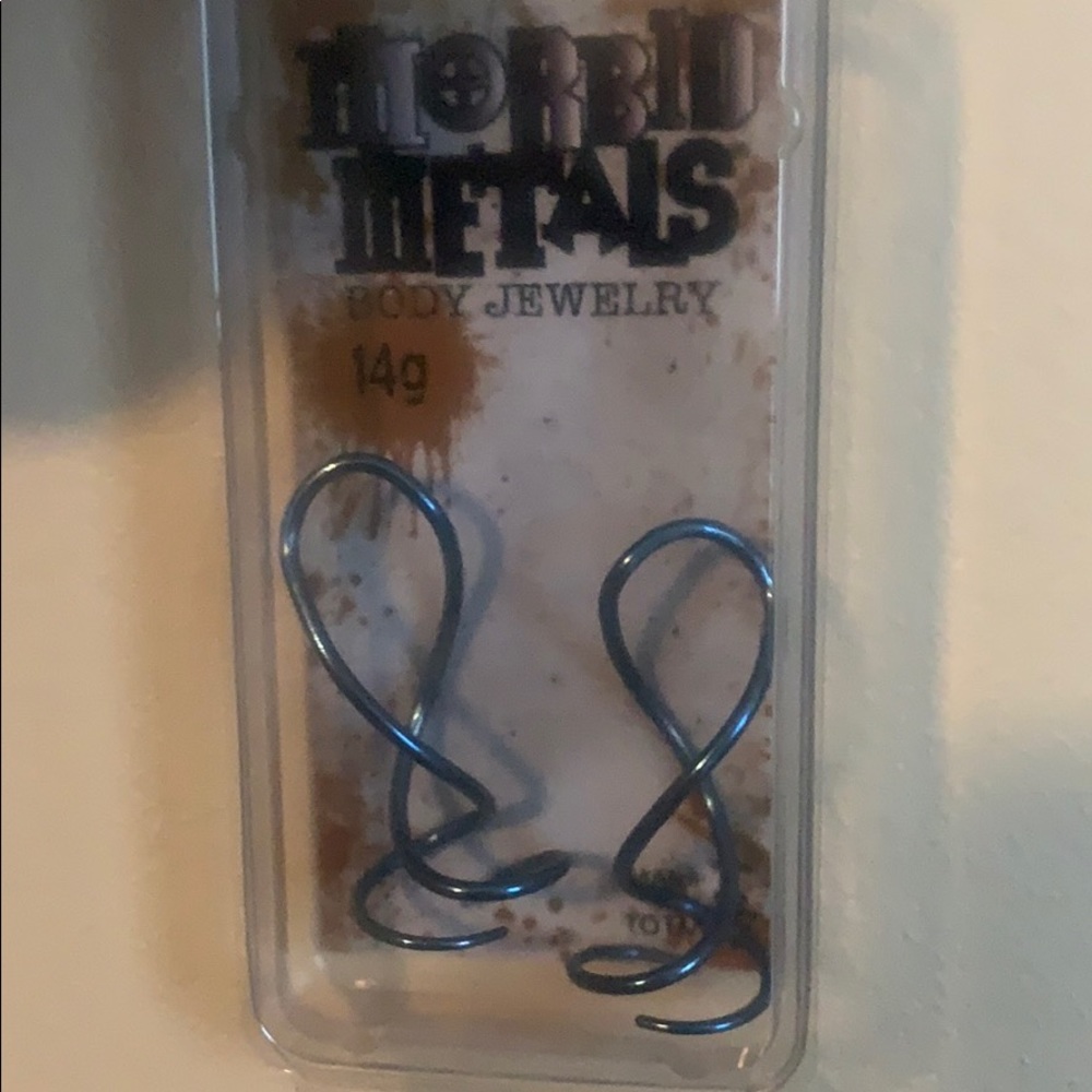 Spiral 14 gauge earrings